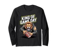 Football Lion King of The Field American Football Big Match Long Sleeve T-Shirt