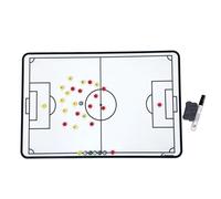 Football Magnetic Tactic Board, Soccer Coaching Board, Double-Sided Design, Easy to Write and Erase, for Training and Competition(Small)
