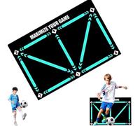 Football Mastery Mat and Training Program,Football Step Training Mat, Soccer Mat Skill Trainer,improve Football Skills Mat,football Training Spot Mats,ball Mastery Mat,football Footstep Training Mat