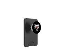 Football Mom #17 Funny Mother Woman Touchdown Girl Son Game PopSockets PopWallet for MagSafe