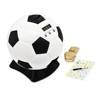 Football Money Box with Digital Coin Counter | Soccer Piggy Bank for Saving Coins | Automatic Savings Jar for Kids & Adults | Fun Gift for Kids & Football Fans-Only Support Pound Coins！