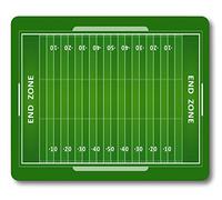 Football Mouse Pad, American Football Field Customized Rectangle Non-Slip Rubber Mousepad Gaming Mouse Pad 7.9X9.4 Inch