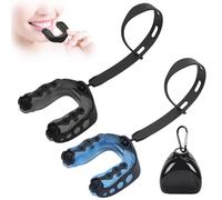Football Mouth Guard with Case, 2Pack Professional Mouth Guard Youth & Adults Sports for Boxing, Basketball, MMA, Lacrosse and Hockey
