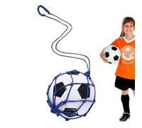 Football Net, Ball Pockets Mesh,Football Drawstring Storage Net - Football Volleyball Storage, Single Ball Carrier, Multi-Purpose for Outdoor Sports, Beaches, Pools, Gyms