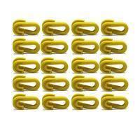 Football Net Clips 20 Pack - Quick Attachment Soccer Goal Fasteners | Weather Resistant Plastic Ties for Indoor & Outdoor Goals | Multi-Colour