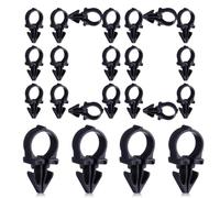 Football Net Fasteners - 100-Piece Soccer Goal Net Attachment Clips | Durable PP Hardware for Secure Mesh, Repair Kit for Backyard Practice, Game Day, and Tournaments