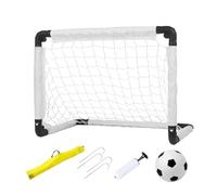Football Nets for Garden and Backyard, Foldable Football Goals | Small Net with Bag Sports Training Game Garden Park Beach