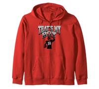 Football Number #70 That's My Boy Zip Hoodie