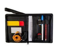 Football Officials Referee Essentials Wallet Red/yellow Cards Whistle Pencil