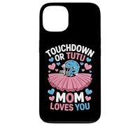 Football Or Ballet Touchdown Or Tutu Mom Loves You Mom Life Case for iPhone 13