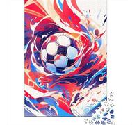 Football Paper Jigsaw Puzzles for Adults 1000 Piece Toys Family Jigsaw Games Birthday Puzzle Educational Boys Girls 1000pcs (38x26cm)