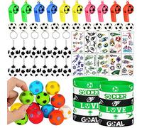 Football Party Bags Fillers,80 PCS Football Party Favours for Soccer Theme Birthday Party Bags Fillers Sports Party Supplies