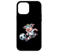 Football Pig Mascot Playing Soccer Cartoon Striker Case for iPhone 12 Pro Max