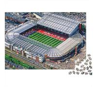 Football Pitches 1000 Pieces Adult Jigsaw Puzzles Old Trafford Jigsaws Challenging Game Family Challenging Educational Challenge Home Decoration for Adults And Kids Age 12 Years Up 1000pcs (75x50cm)