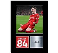 Football Player Conor Bradley 2025-2026 Print Signed Autograph Photo Display Mount Poster for Liverpool Fans and Supporters