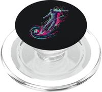 Football Player - Dynamic Sport Splash Art PopSockets PopGrip for MagSafe