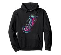 Football Player - Dynamic Sport Splash Art Pullover Hoodie