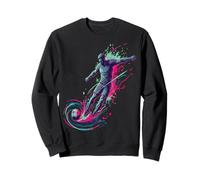 Football Player - Dynamic Sport Splash Art Sweatshirt