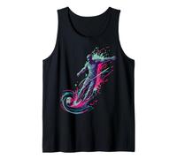Football Player - Dynamic Sport Splash Art Tank Top