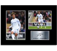 Football Player Ethan Ampadu A4 Printed Signed Autograph Photo Display Mount Poster for Leeds Fans and Supporters