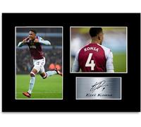 Football Player Ezri Konsa A4 Printed Signed Autograph Photo Display Mount Poster for Fans and Supporters