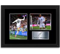Football Player Jamal Musiala Germany 2024 A4 Printed Signed Autograph Photo Display Mount Poster for Fans and Supporters Framed
