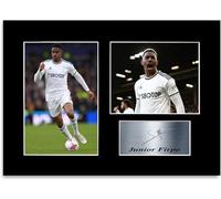 Football Player Junior Firpo A4 Printed Signed Autograph Photo Display Mount Poster for Leeds Fans and Supporters