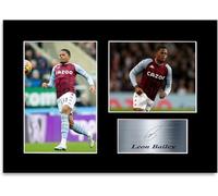 Football Player Leon Bailey A4 Printed Signed Autograph Photo Display Mount Poster for Fans and Supporters