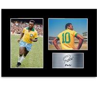 Football Player Pele Brazil A4 Printed Signed Autograph Photo Display Mount Poster for Fans and Supporters