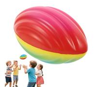 Football - PU Foam 7.09in Soft Emulation Ball | Solid Colorful Ball Toy with Bounce Elasticity for Indoor Outdoor Team Play | Beach Backyard Party Game Activity Accessory