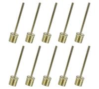 Football Pump Needle UK 10 Pcs, Ball Inflator Pump Needle Stainless Steel for Blowing Up Football, Basketball, Soccer, Volleyball, Netball, Handball, Waterpolo Balls and All Other Sports Balls