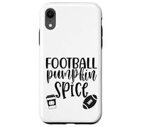 FOOTBALL Pumpkin Spice Season Fall Autumn Halloween Team Case for iPhone XR