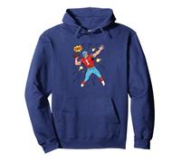 FOOTBALL QUARTERBACK THROWING FOR TOUCHDOWN CLASSIC COMIC Pullover Hoodie