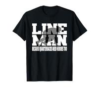 Football Quote Lineman Because Quarterbacks Need Heroes Too T-Shirt