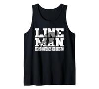 Football Quote Lineman Because Quarterbacks Need Heroes Too Tank Top