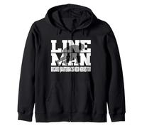Football Quote Lineman Because Quarterbacks Need Heroes Too Zip Hoodie
