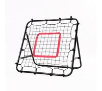 Football Rebounder Net Kids Rebound Net Kickback Aid Target Goal Soccer Training Equipment for Children Garden Outdoor 65cm*65cm (Black With Target Box)