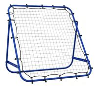 Football Rebounder Net Kids Rebound Net Kickback Aid Target Goal Soccer Training Equipment for Children Garden Outdoor 65cm*65cm (BLUE)