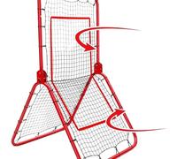 Football Rebounder Net - Softball & Baseball Training Equint, Soccer Rebound for Outdoor Practice, Adjustable Sports Training Aid for Athletes