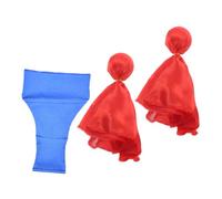 Football Referee Penalty Flag and Bean Bag Set 2 Red Polyester Cloth