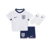 England 2024/25 Stadium Home Baby/Toddler Nike Football Replica 3-Piece Kit - White - Polyester 3-6M