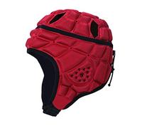 Football Rugby Headguard Soft Padded Rugby Headgear Soccer Head Protective Gear Multi-Sprots Padded Adjustable Helmet with Chin Strap for Youth Junior