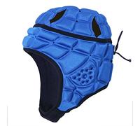 Football Rugby Headguard Soft Padded Rugby Headgear Soccer Head Protective Gear Multi-Sprots Padded Adjustable Helmet with Chin Strap for Youth Junior