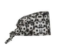 Football Sea Print Working Cap for Women Men Soft Breathable Adjustable Black One Size