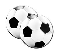 Creative 26202 Football Napkins - 25 x 25 cm Folat Party-20 Pieces, Multi Colors, 33 x 33 cm