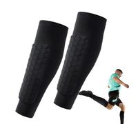 Football Shin Guards | Honeycomb Shin Guards Compression Calf Sleeve | Breathable Shin Guards Socks Calf Protection Gear for Young Adults