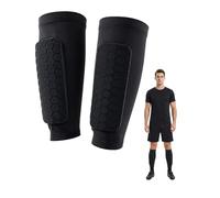 Football Shin Guards,Shin Defender Kids for Boys, Junior Teenagers Men Adults,Honeycomb Compression Sleeve Sock Shin Pads Socks,Built in Shin Pad Sleeves for Soccer Ski Protector with Impact (S)