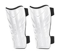 Football Shin Pads Kids Soccer Shin Guards Lightweight & Breathable Sports Leg Protector Adjustable Calf Protective Gear Double Elastic Straps Football Games Shin Pad Board for Boys Girls Teenagers