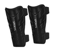 Football Shin Pads Kids Soccer Shin Guards Lightweight & Breathable Sports Leg Protector Adjustable Calf Protective Gear Double Elastic Straps Football Games Shin Pad Board for Boys Girls Teenagers