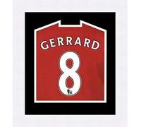 Football Shirt Frame 23 x 26 Inch | DIY Top Layer Mount Display for Football, Rugby and Cricket Shirts | Inside Opening 21 x 16 Inch | MDF Backing Perspex Front | Black Mount - White Frame